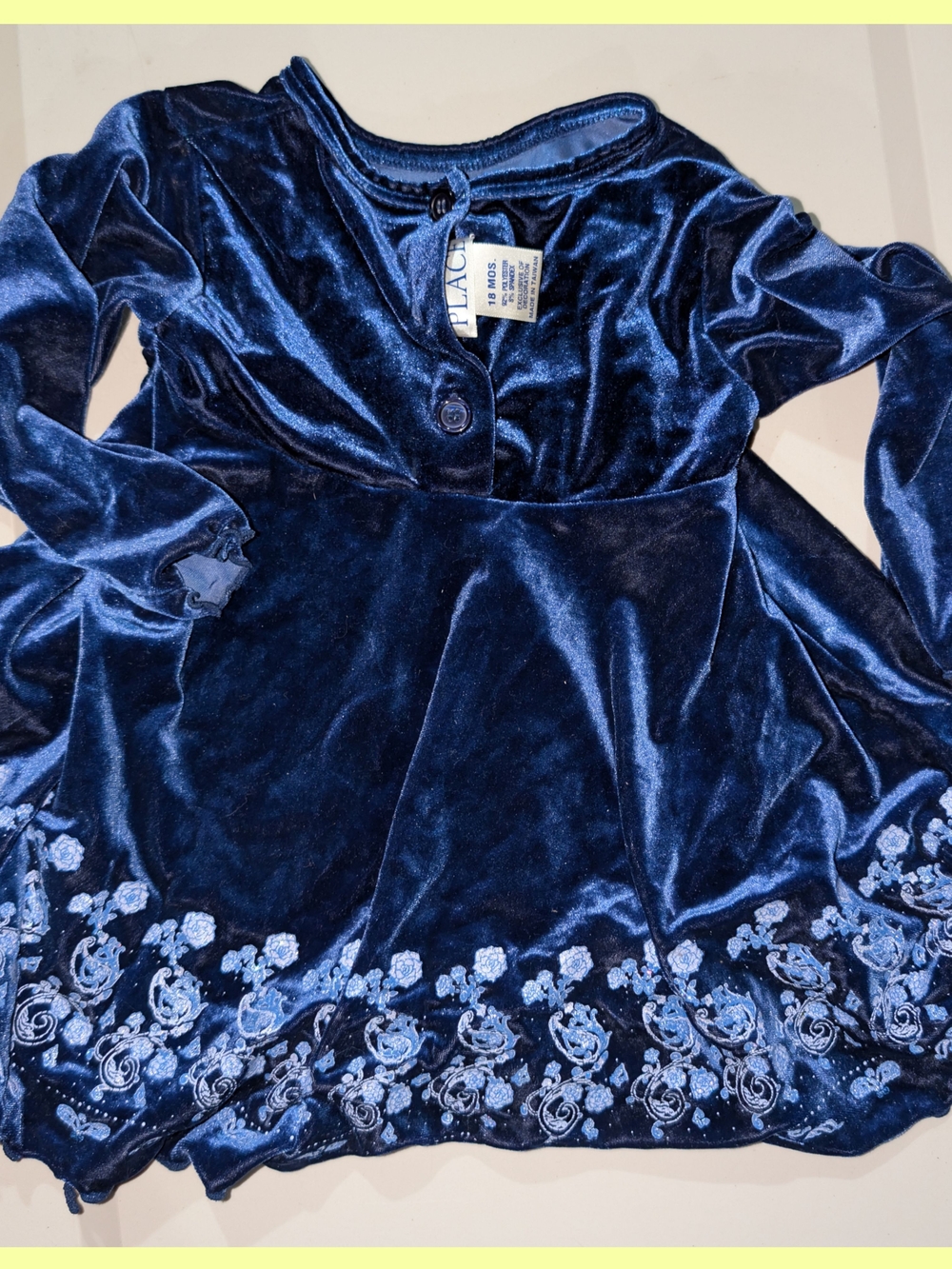 18m Velvet Dress